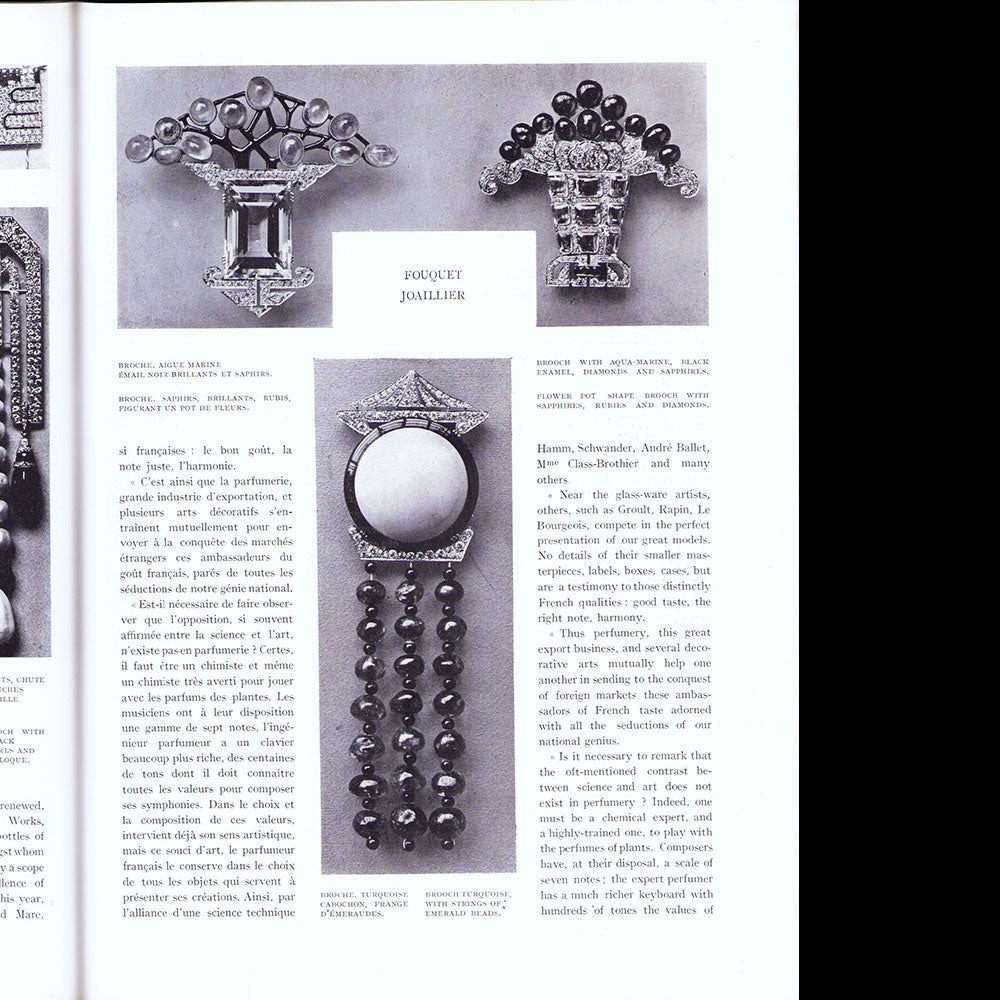 La Renaissance de l'Art Français et des Industries du Luxe (janvier 1926) - Luxe, Parure et Décoration à l'Exposition des Arts Décoratifs Modernes