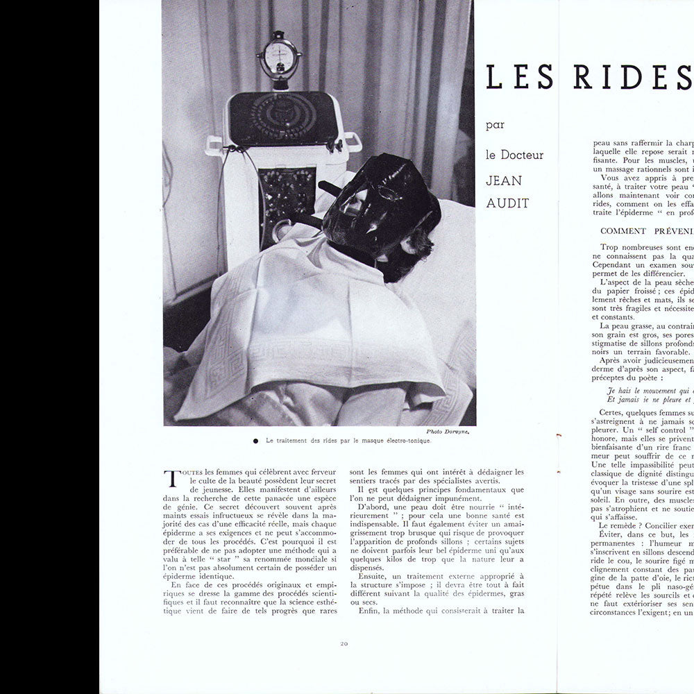 Rester Jeune, février 1936