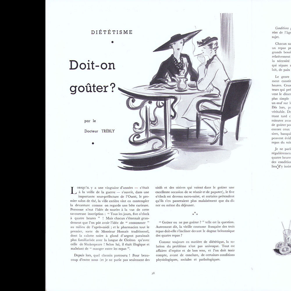 Rester Jeune, février 1937