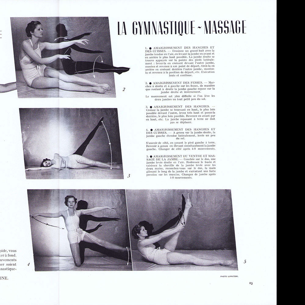 Rester Jeune, novembre 1937