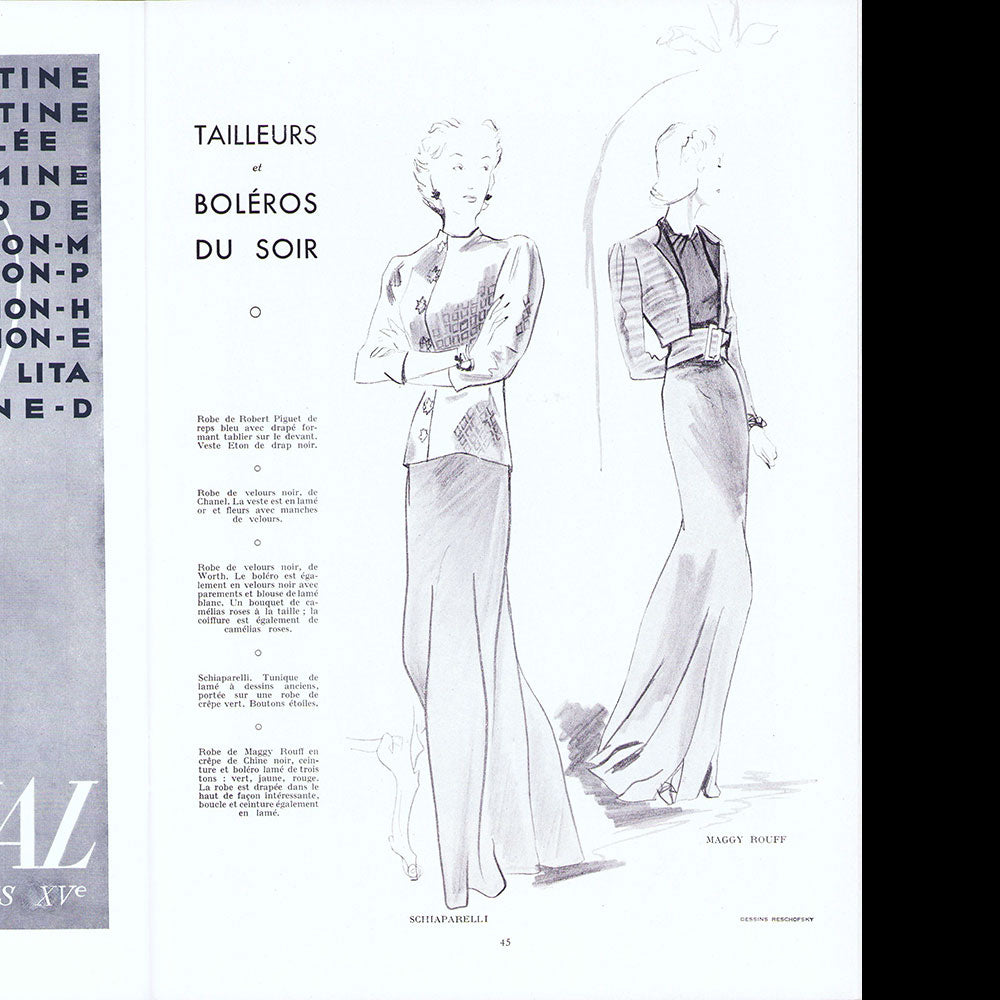 Rester Jeune, novembre 1937