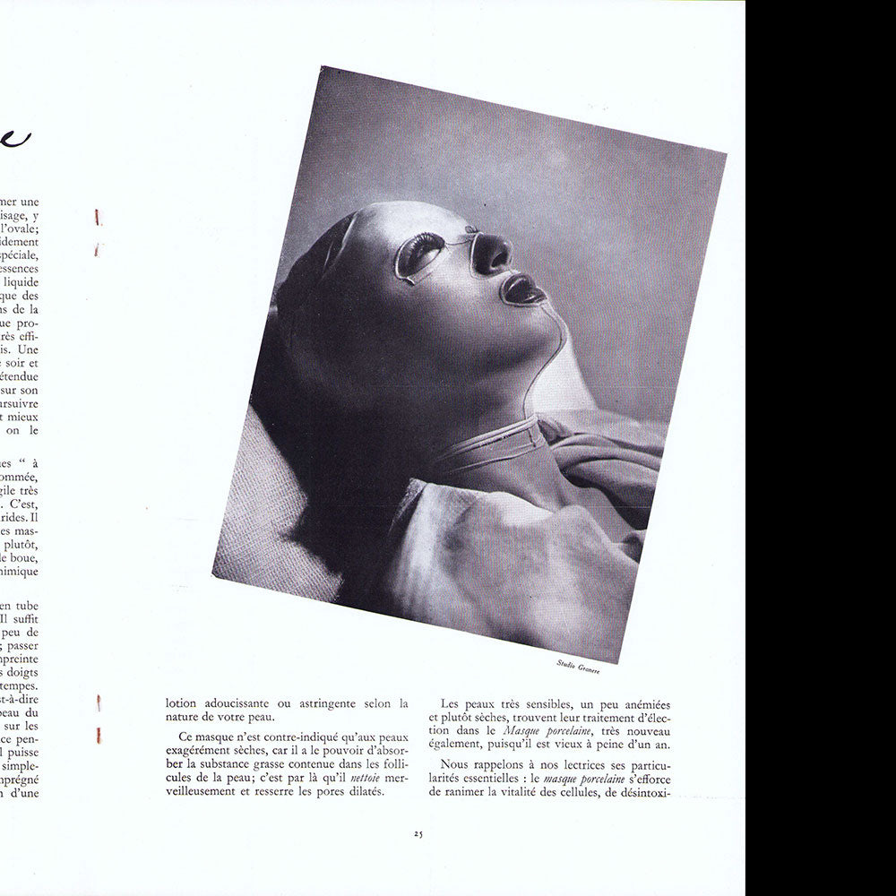 Rester Jeune, février 1938, couverture de Lipnitzki