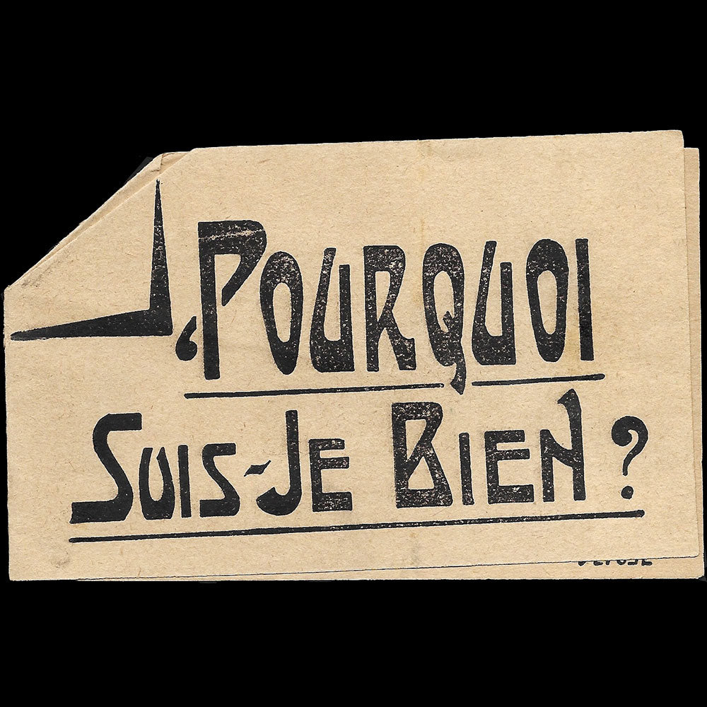 Ribby - Pourquoi suis-je bien ?, 16 boulevard Poissonnière à Paris (1900s)
