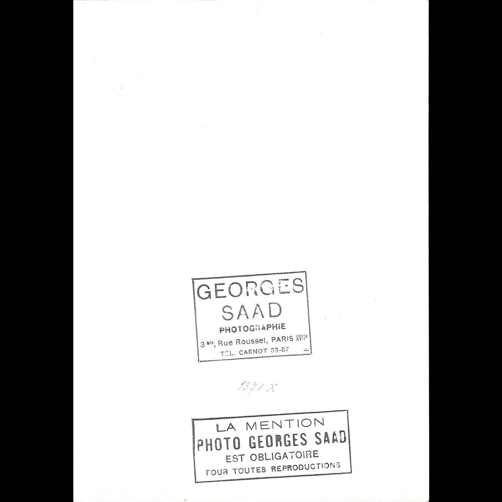 Marcel Rochas - Robe du soir, tirage de Georges Saad (1930s)