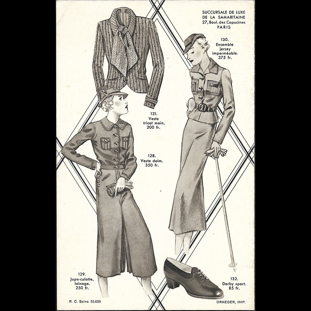 Succursale de Luxe de la Samaritaine - Grande Quinzaine, catalogue (1930s)