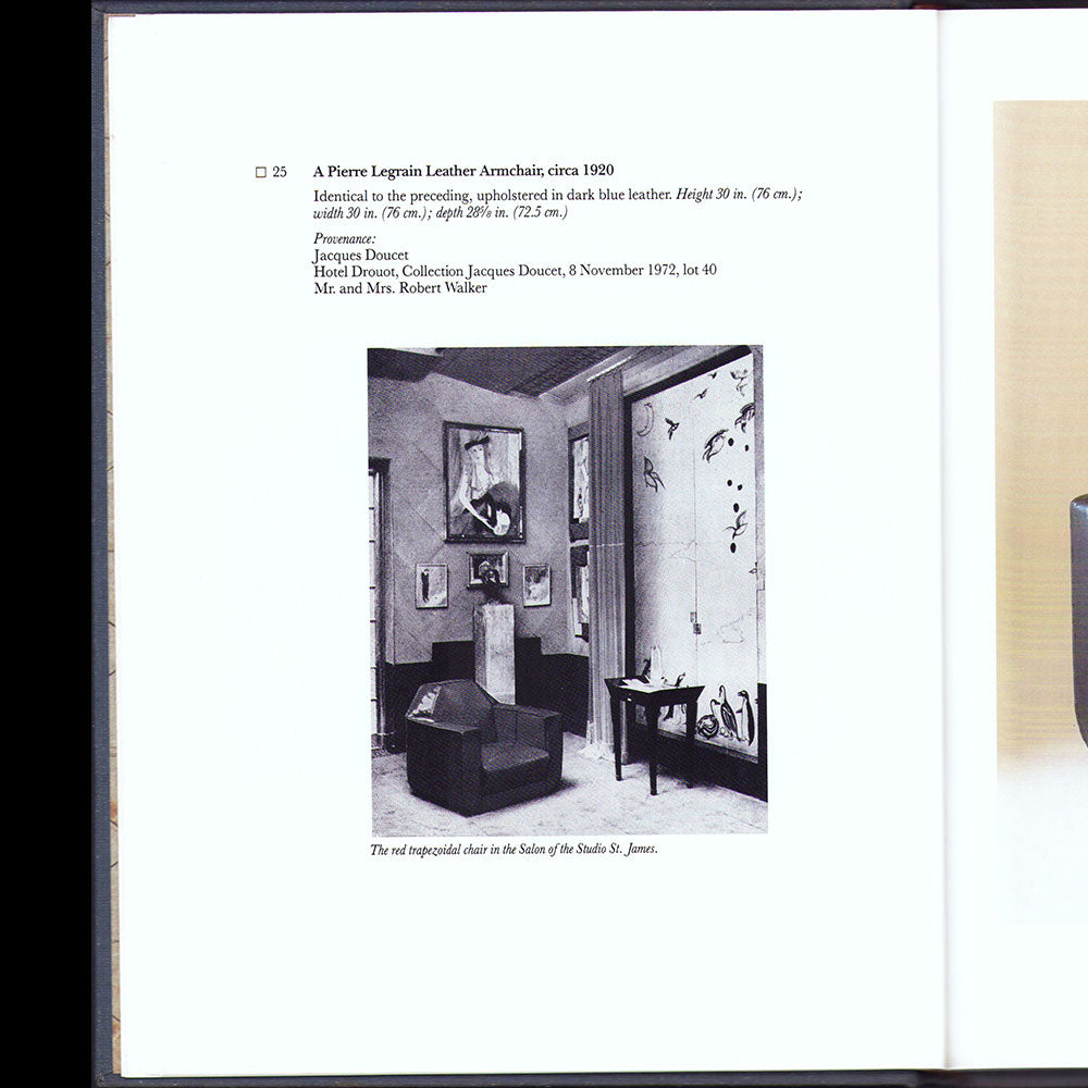 Doucet - A Philip Johnson Townhouse, catalogue de la vente Sothebys de la collection Robin Symes (1989)