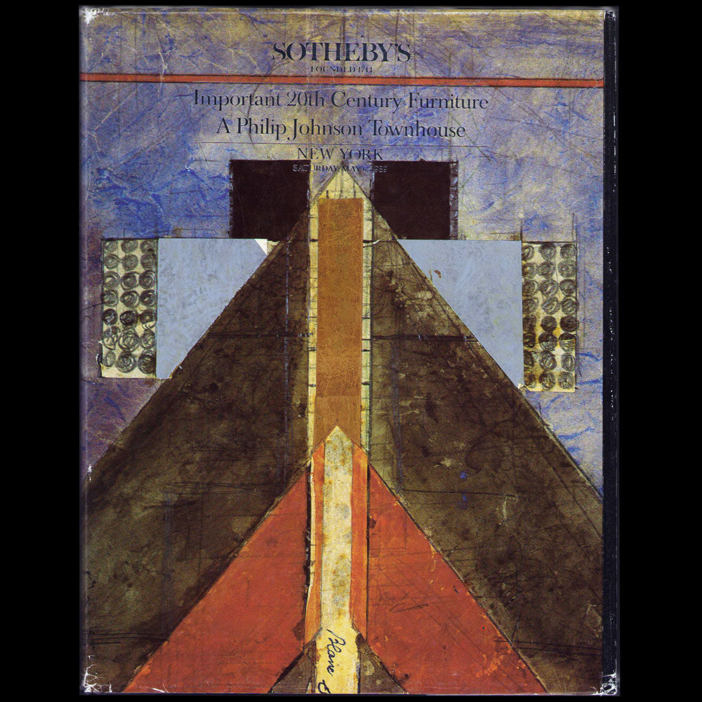 Doucet - A Philip Johnson Townhouse, catalogue de la vente Sothebys de la collection Robin Symes (1989)