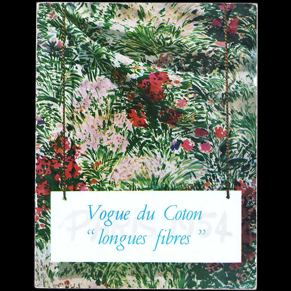 Textiles - Vogue du coton longues fibres (janvier-mars 1954)