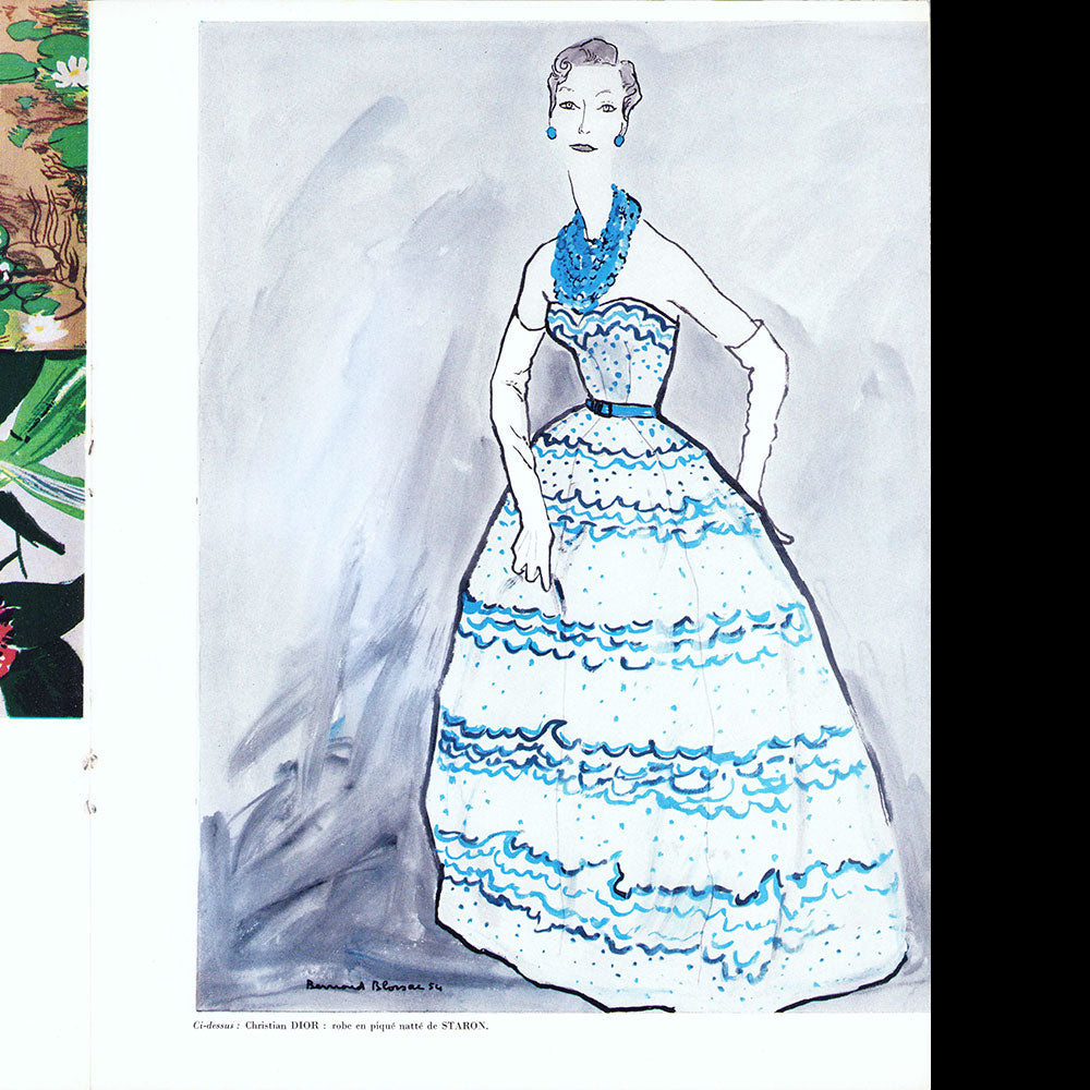 Textiles - Vogue du coton longues fibres (janvier-mars 1954)