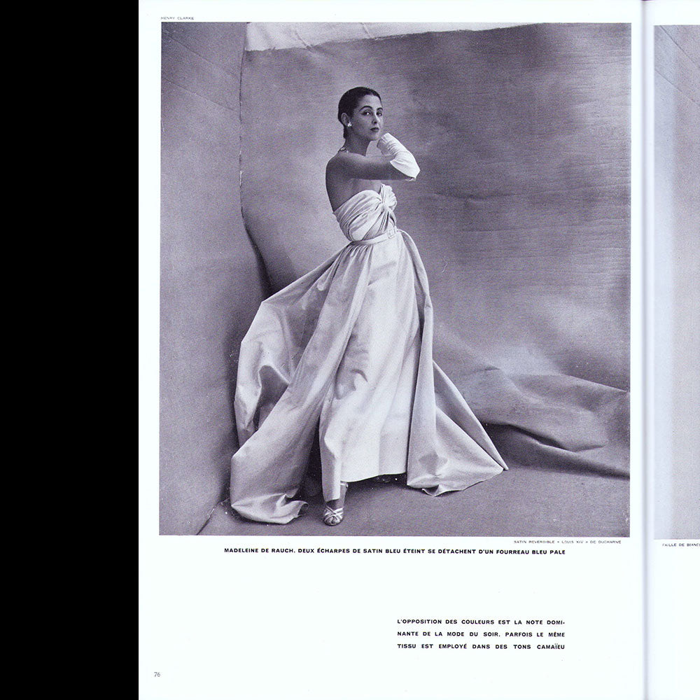 Vogue France (octobre 1951), couverture de Cecil Beaton