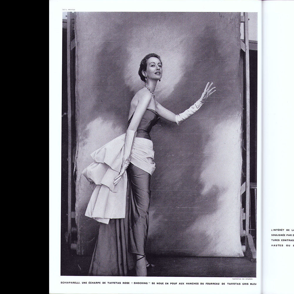 Vogue France (octobre 1951), couverture de Cecil Beaton