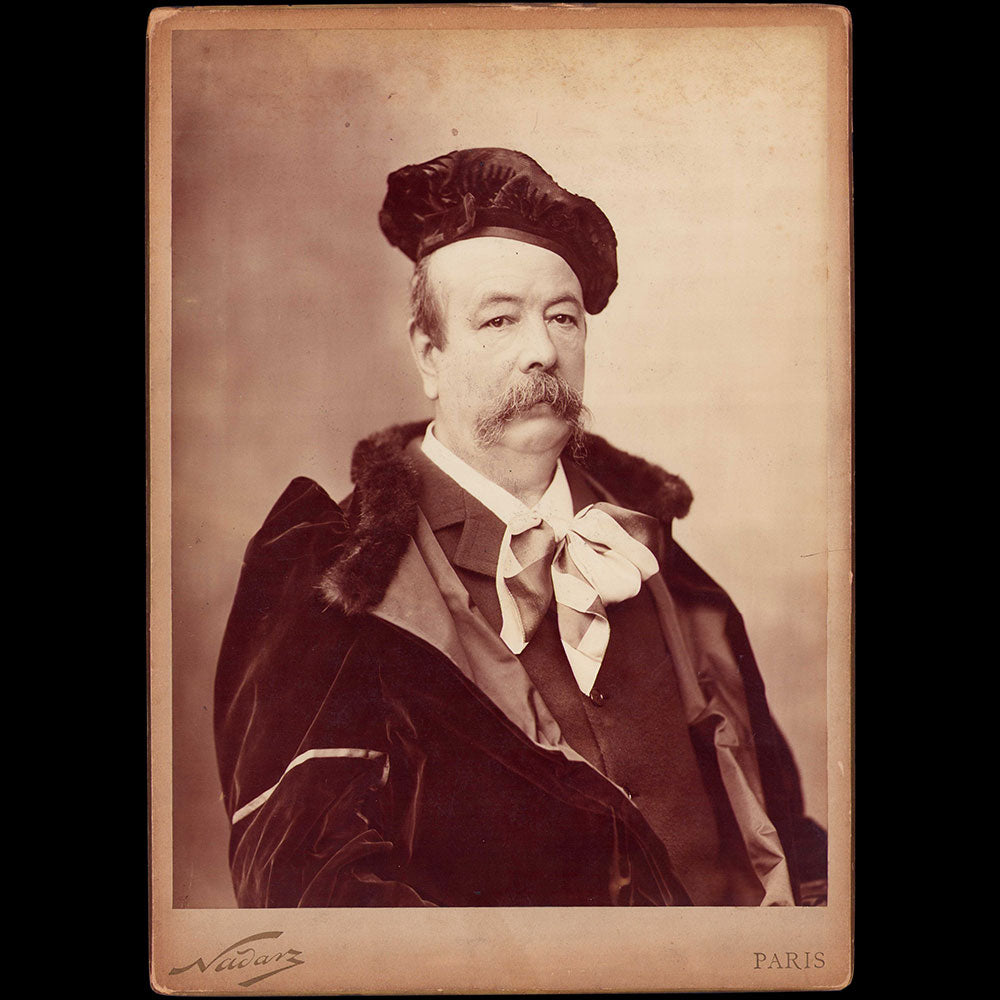 Worth - Portrait de Charles Frederick Worth par Nadar en 1892, tirage albuminé d'époque