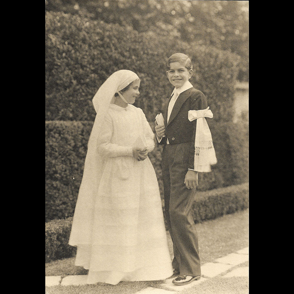 Worth - Portrait de Jean-Jacques et Marie-France Worth par Frederick Stevens Rockwell (circa 1930)