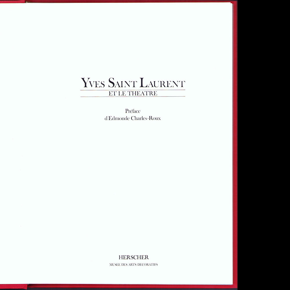 Yves Saint-Laurent et le Théâtre (1986)