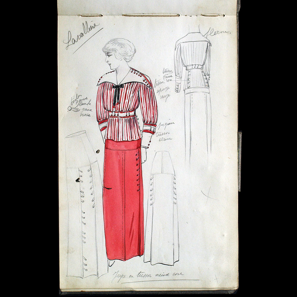 Redfern - Ensemble de dessins de 47 modèles pour l'été 1912