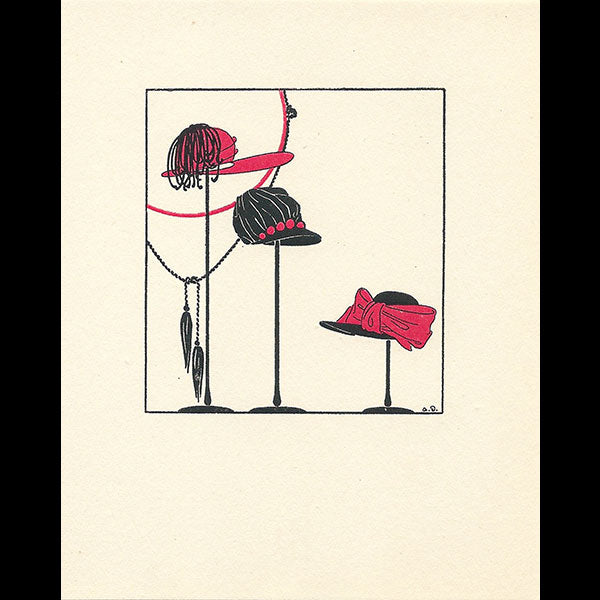 Feuillets d'Art - maquette miniature de présentation de la revue (1919)