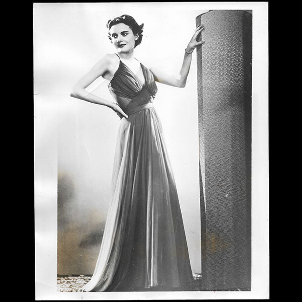 Lucien Lelong - Robe drapée (1937)