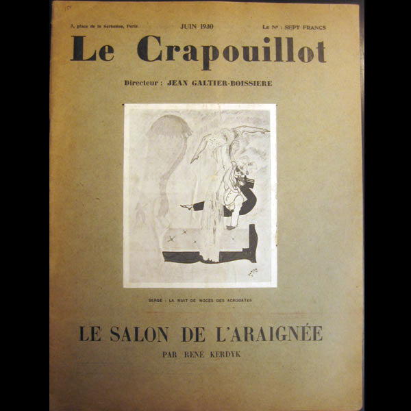Crapouillot, salon de l'araignée (1930)