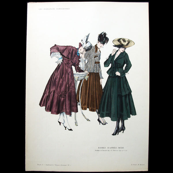 Les Elégances Parisiennes, publication officielle des industries françaises de la mode, avril 1916, n°1