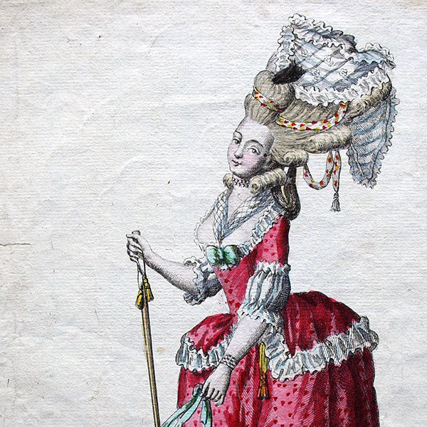 Mondhare - Collection de la Parure des Dames - Réunion de 7 gravures (circa 1780)
