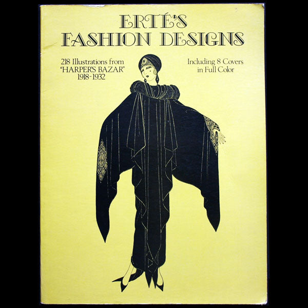 Erté fashion designs, 218 illustrations from Harper's Bazaar 1918-1932