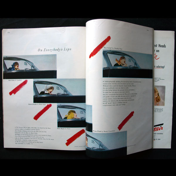 Harper's Bazaar (1951, avril), couverture d'Avedon