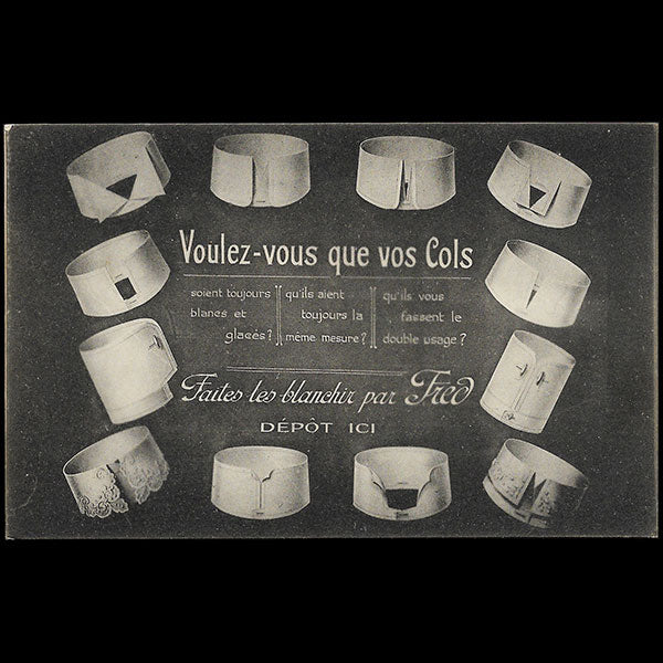 Fred - Voulez-vous que vos cols soient toujours blancs et glacés ? (1918)