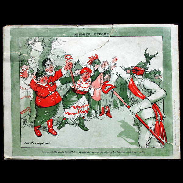 Mode in Germany, ligue contre le mauvais goût français-anglais par M. Radiguet et Marcel Arnac (1914)