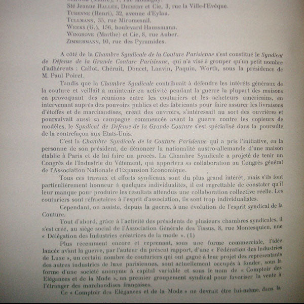 Coquet - Les industries de luxe : la couture (1917)