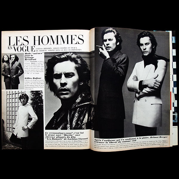 Vogue France (avril 1970), couverture de Jean-Loup Sieff