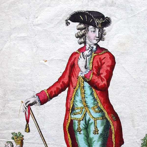 Mondhare - Collection de la Parure des Dames - Réunion de 7 gravures (circa 1780)