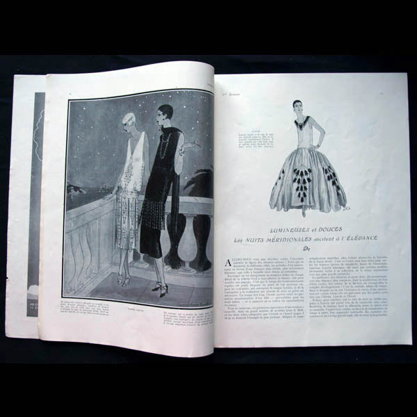 Vogue France (1er janvier 1925), couverture de George W. Plank