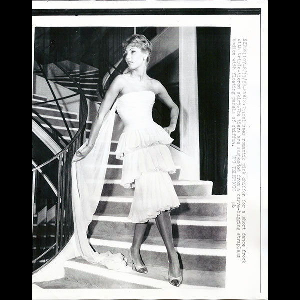 Chanel - Robe en mousseline pour 1958