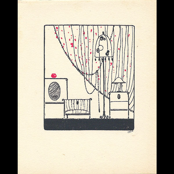 Feuillets d'Art - maquette miniature de présentation de la revue (1919)