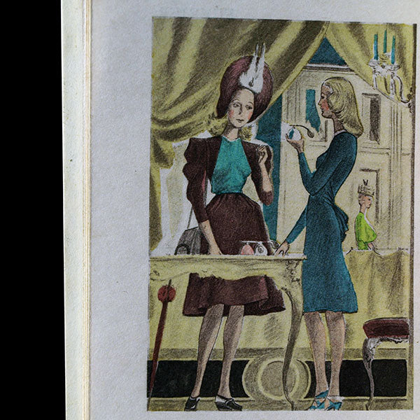 Le Bonheur du Jour, Almanach des Dames de Paris, par Lucien François avec vignettes de Dominique (1946)