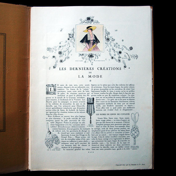 Les Elégances Parisiennes, publication officielle des industries françaises de la mode, juin 1916, n°3
