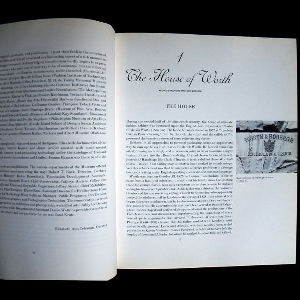 The Opulent Era: fashions of Worth, Doucet and Pingat (1989)