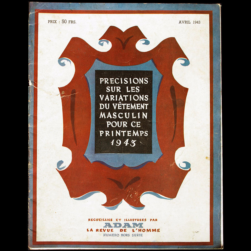 Adam, la revue de l'homme - Numéro hors-série Printemps 1943