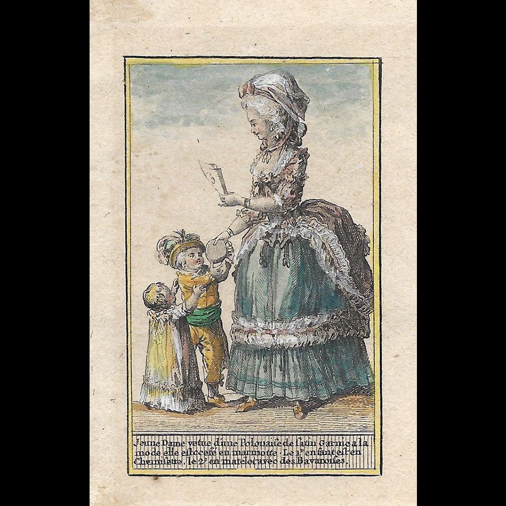 Almanach Lyrico-galant - Réunion de 4 gravures (1784)