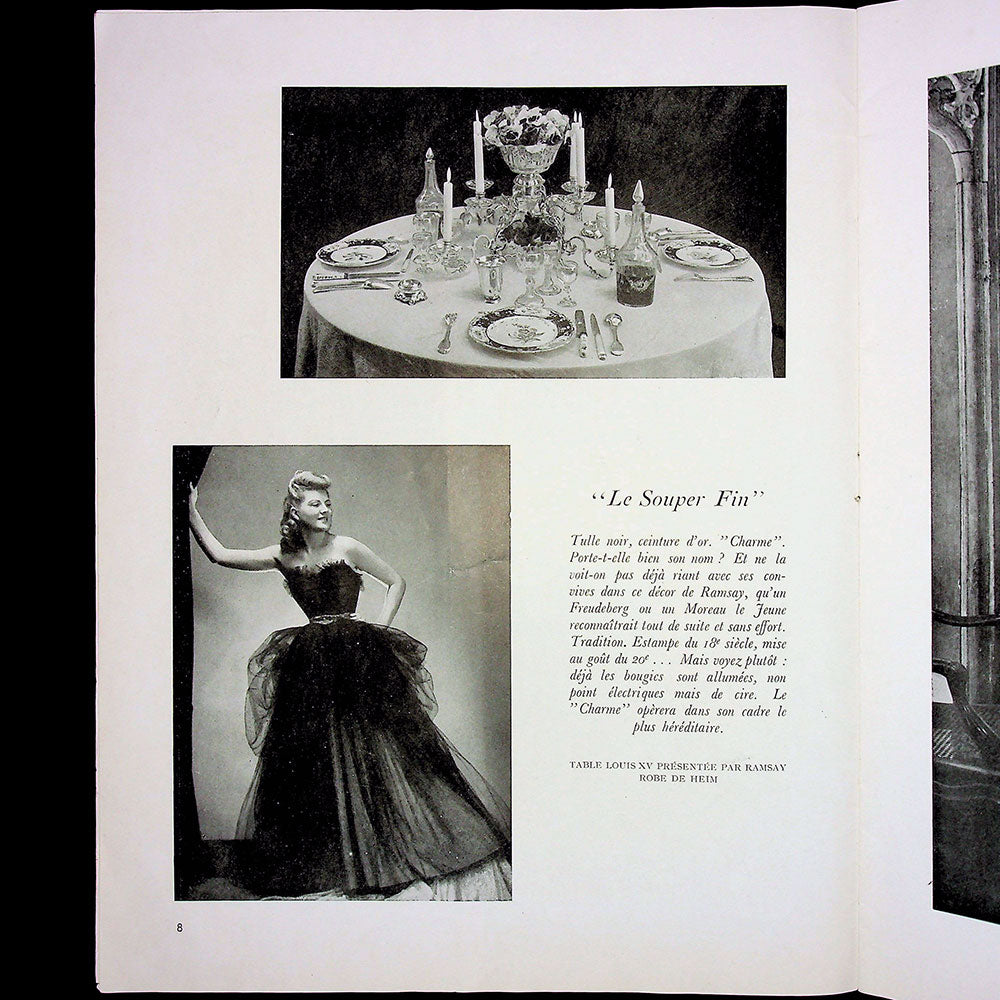 Les Arts de la Table - catalogue de l'exposition d'Art et Industrie (1946)