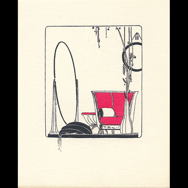 Feuillets d'Art - maquette miniature de présentation de la revue (1919)