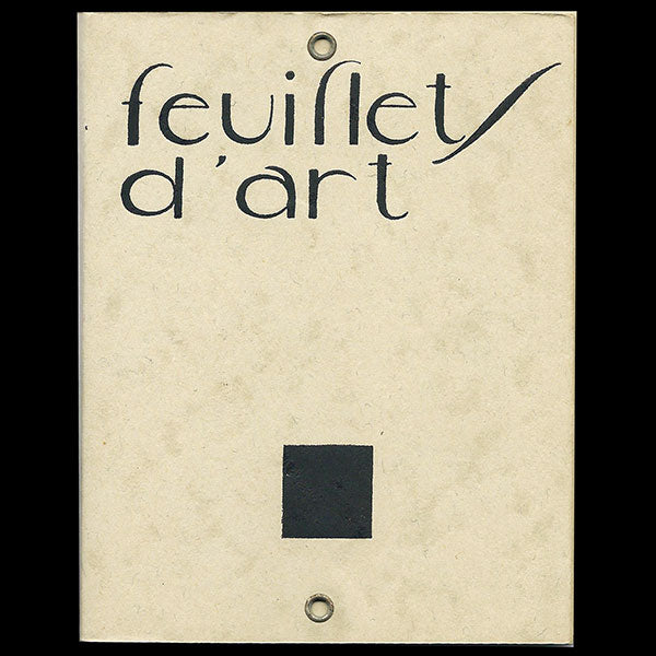 Feuillets d'Art - maquette miniature de présentation de la revue (1919)