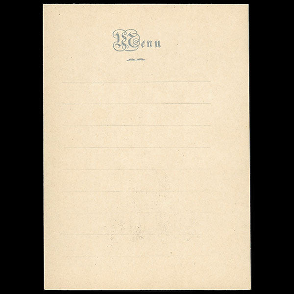 Aine-Montaillé - Elégante devant le rocher de la vierge de Biarritz par Felix Fournery (1906)