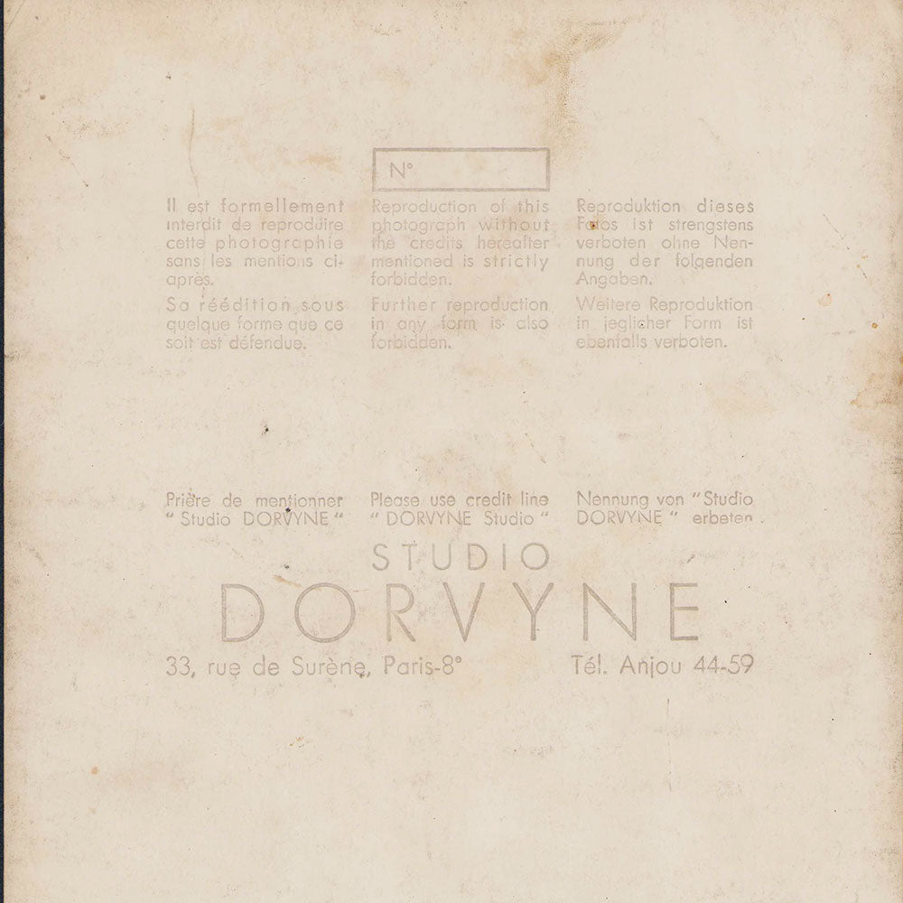 Cristobal Balenciaga - Robe du soir en piqué rayé (1938)