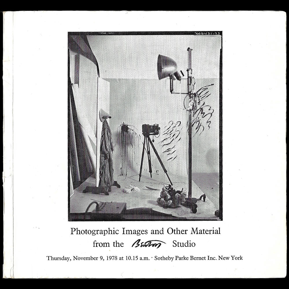 Photographic Images and other Material from the Beaton Studio, catalogue de vente de Sotheby's (1978)