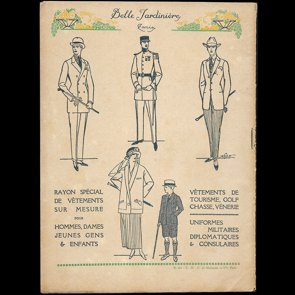 Belle Jardinière - Catalogue de l'été 1923