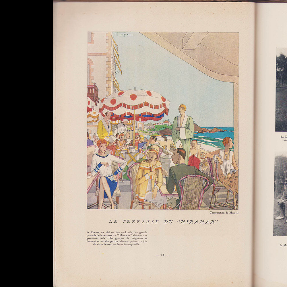 Biarritz, couverture de Cassandre (1928)