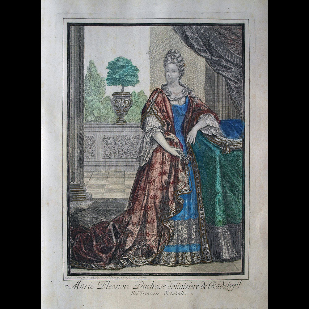 Bonnart - Marie Eleonore, Duchesse douairiere de Radziwil (circa 1690s)
