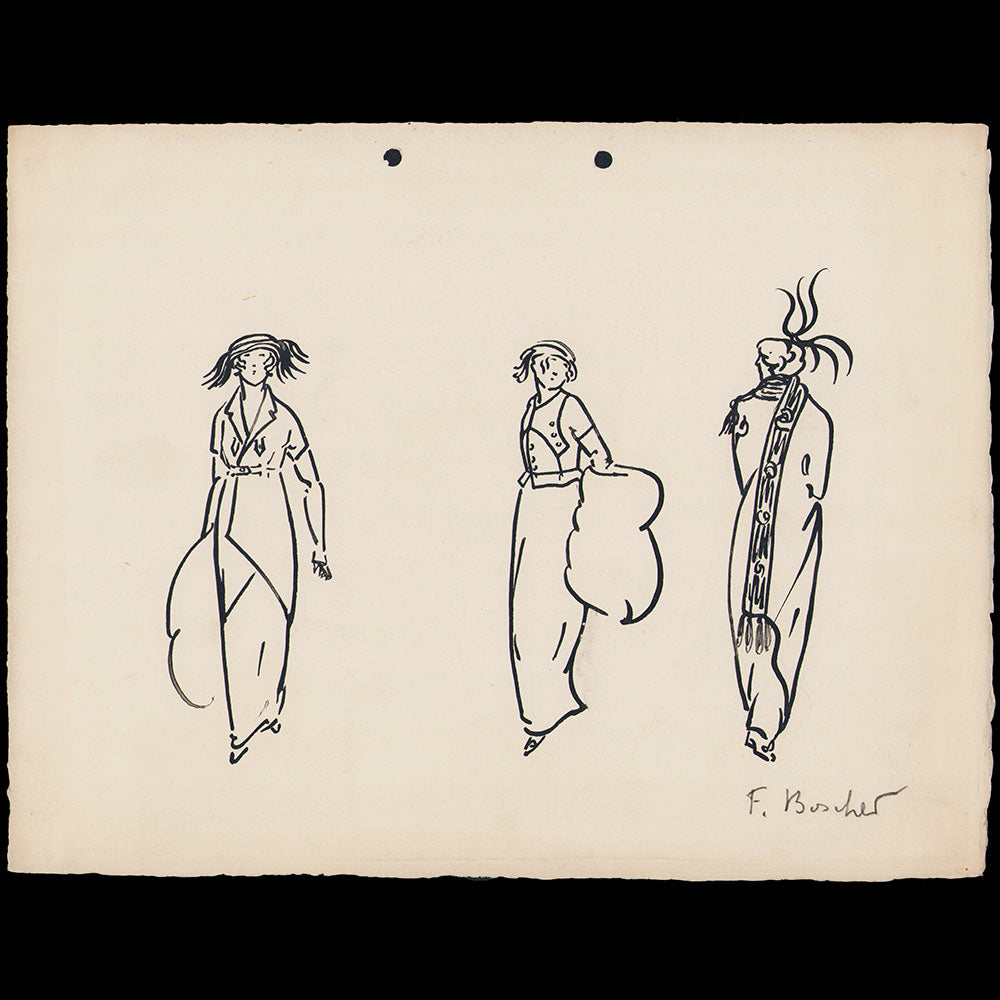 Fourrures Max - Quelques Idées pour Max, dessins de Ferdinand Boscher (1914)