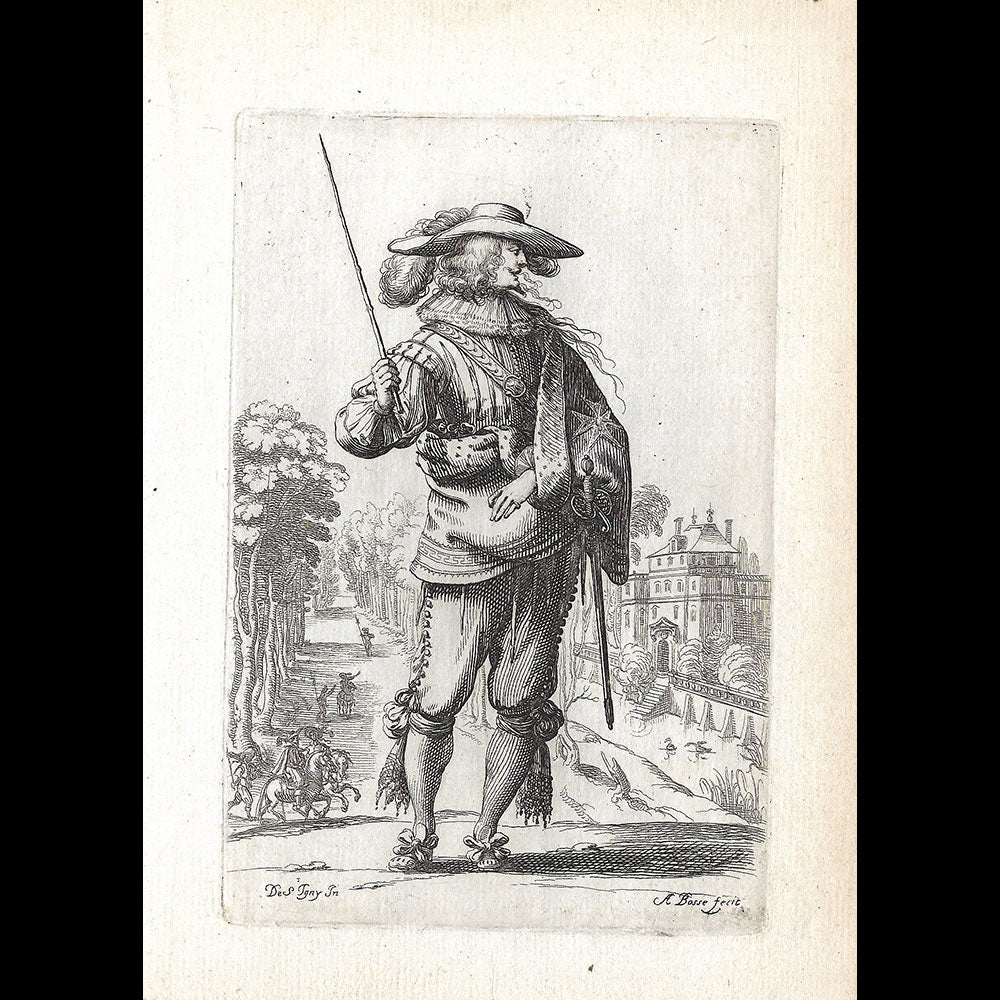 Abraham Bosse - La Noblesse Française à l'Eglise et le Jardin de la Noblesse - Réunion des 31 planches des 2 suites (circa 1629)
